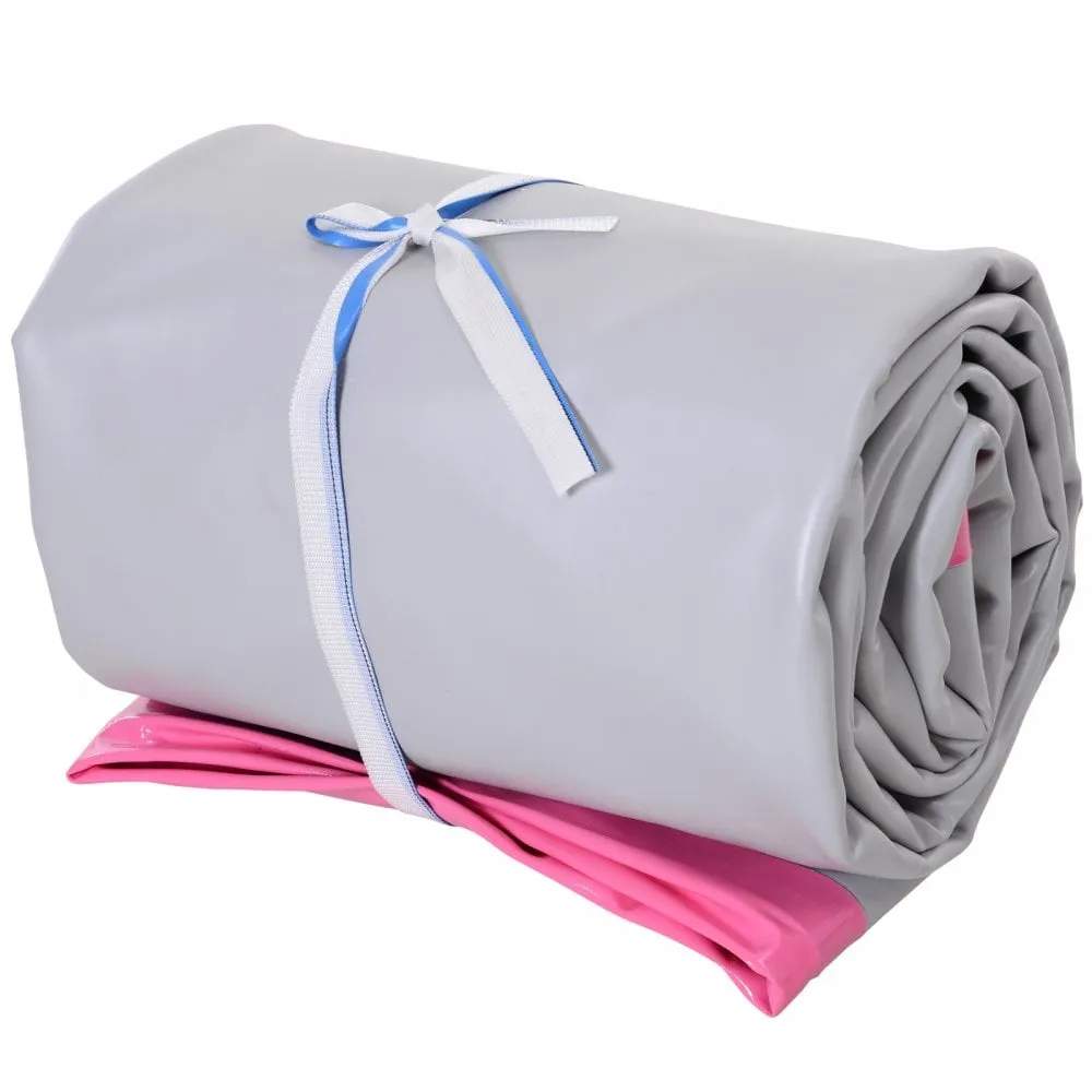 3m Gymnastics Mat Inflatable PVC Yoga Training Exercise Mat Pink