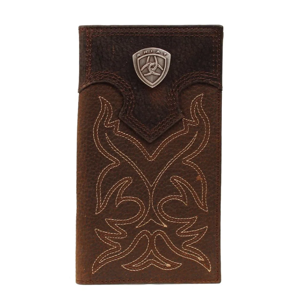 A3510802 Ariat Rodeo Premium Brand Bootstich Brown Wallet