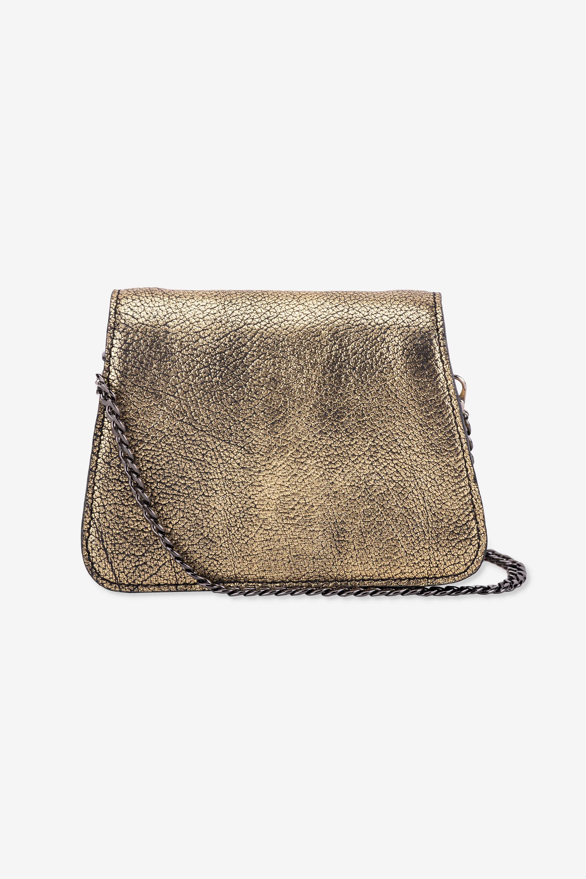 Abelardo Pixi Golden Black Mini Sling Bag