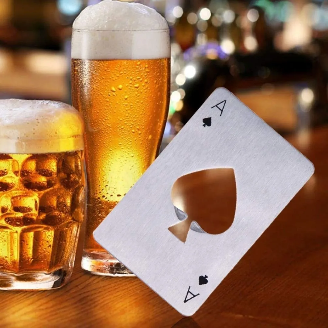 Ace of Spades - Card Metal Bottle Opener