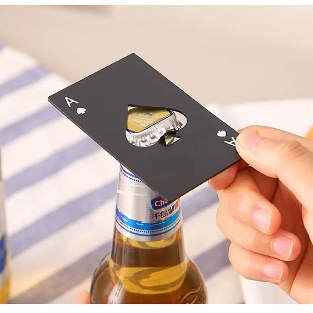 Ace of Spades - Card Metal Bottle Opener