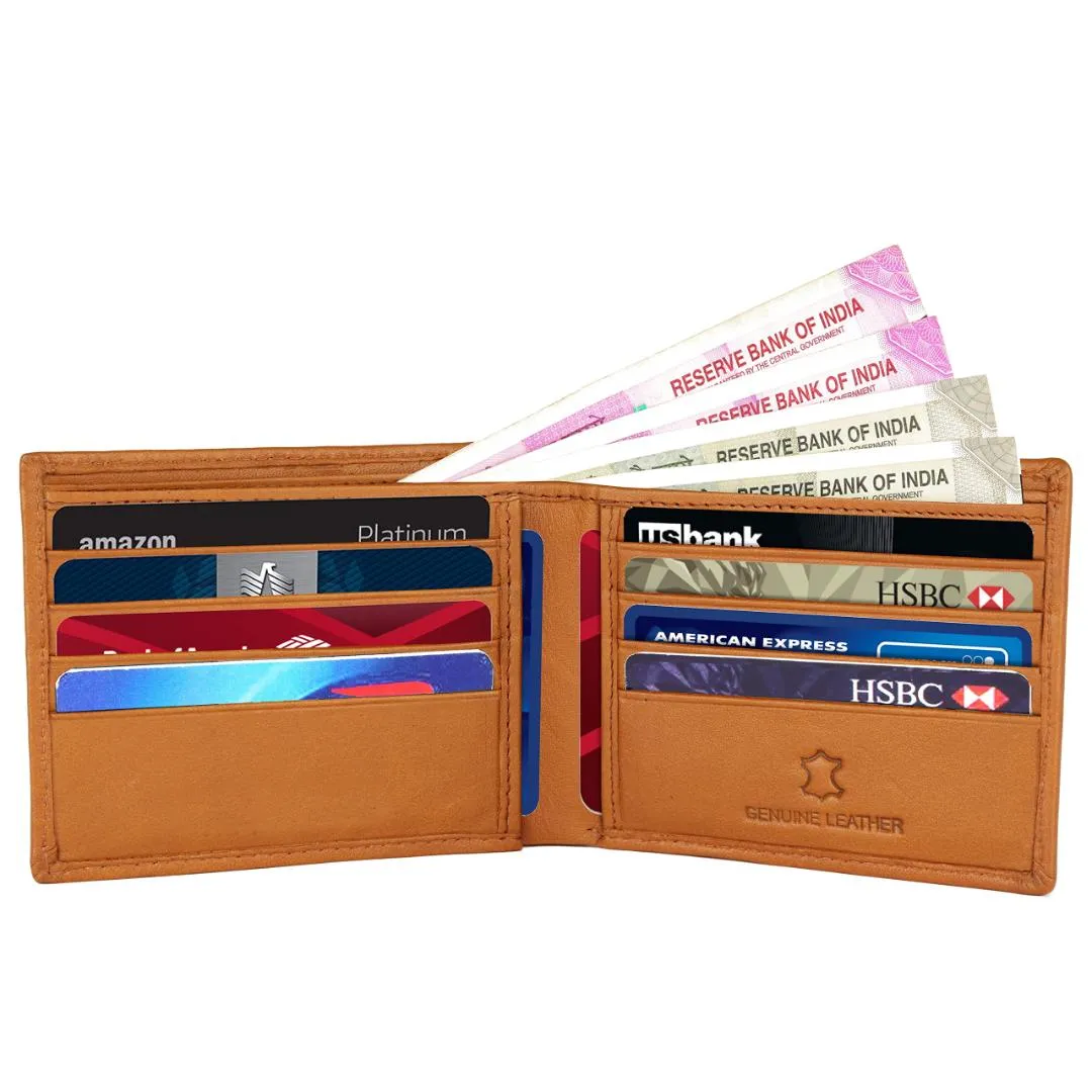 ALBERT RFID Protected Leather Wallet for Men