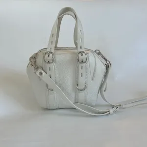 Alexander Wang White Textured Leather Box Bag