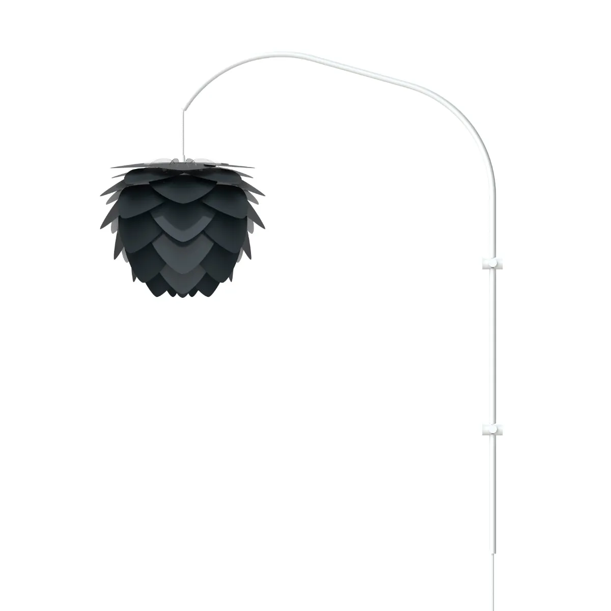 ALUVIA Willow Anthracite Grey Wall Lamp