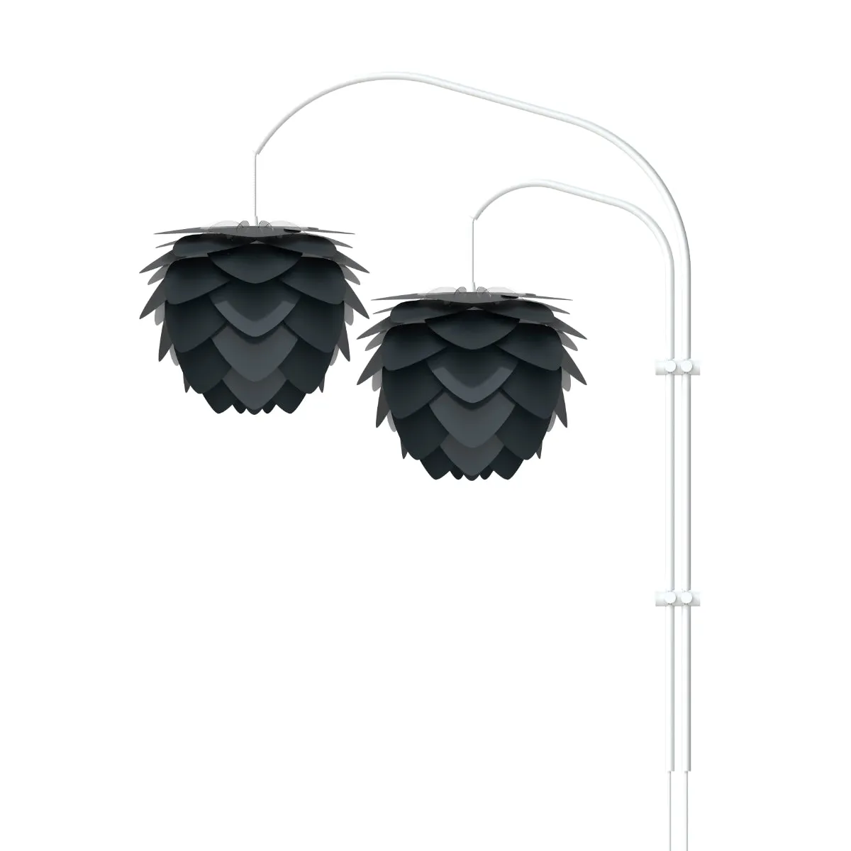 ALUVIA Willow Anthracite Grey Wall Lamp