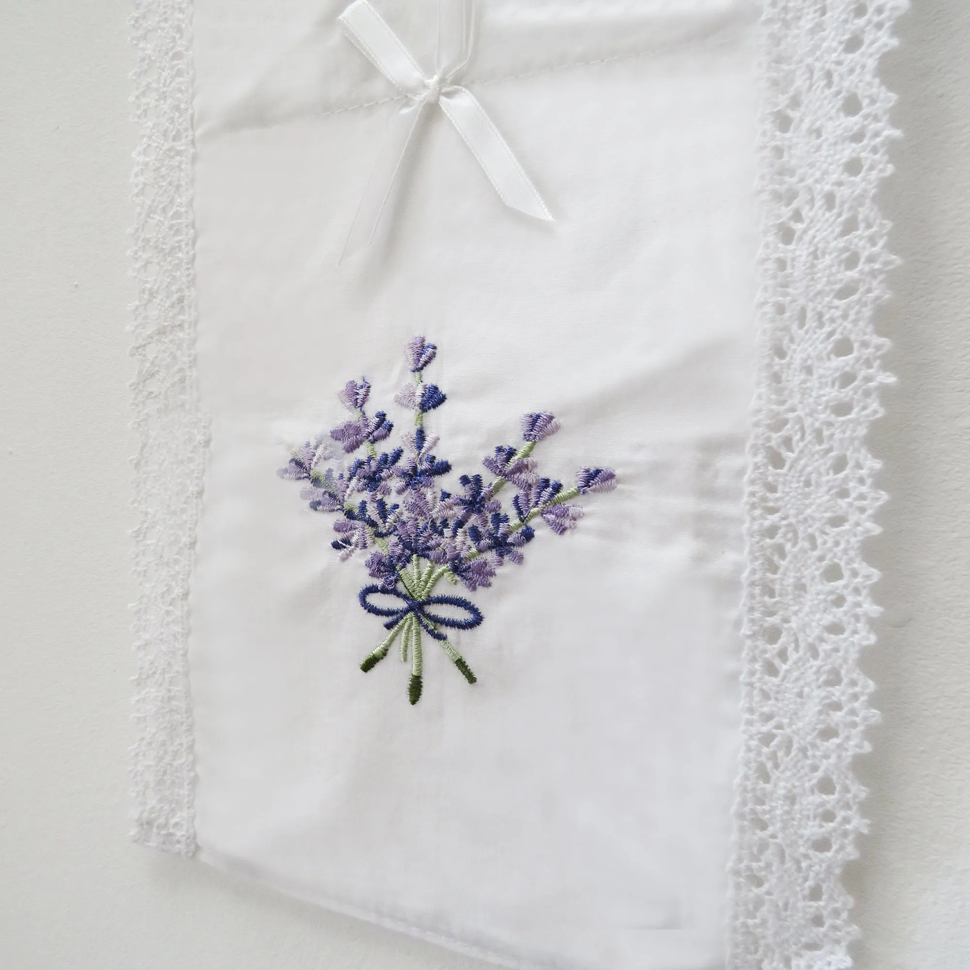 Anna Lavender Cotton Roll Holder