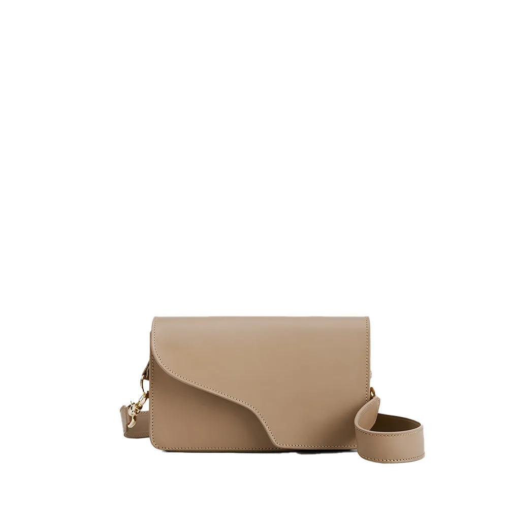 Assisi Taupe Crossbody Bag