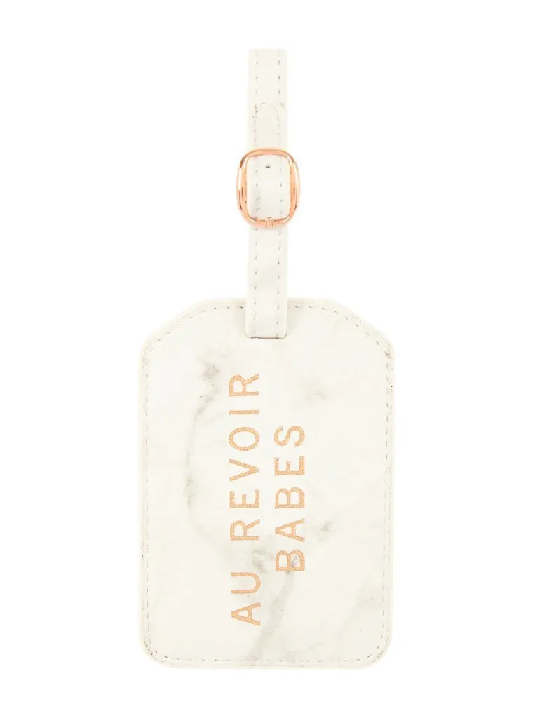 Au Revoir Luggage Tag