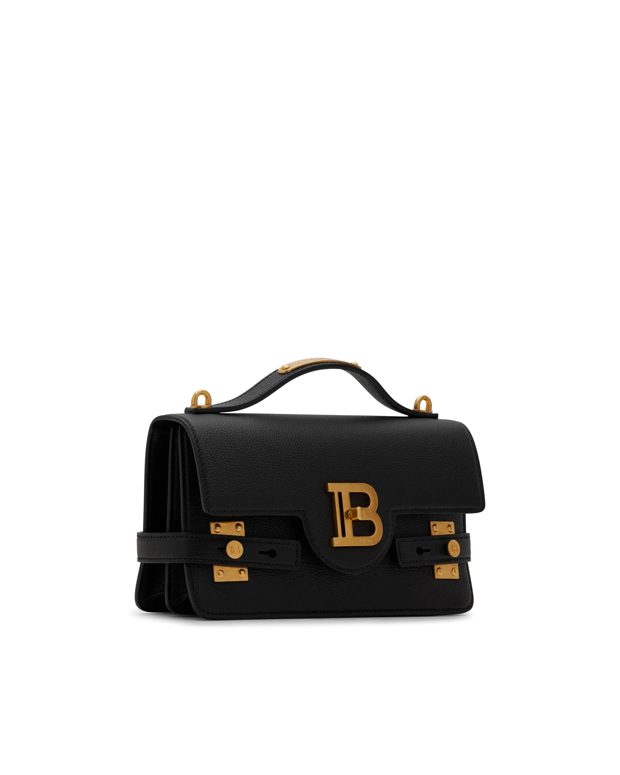 B-Buzz 24 Grained Leather Shoulder Bag