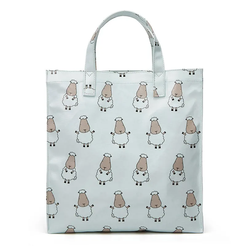 Baa Baa Sheepz Tote Bag Big Sheepz Blue