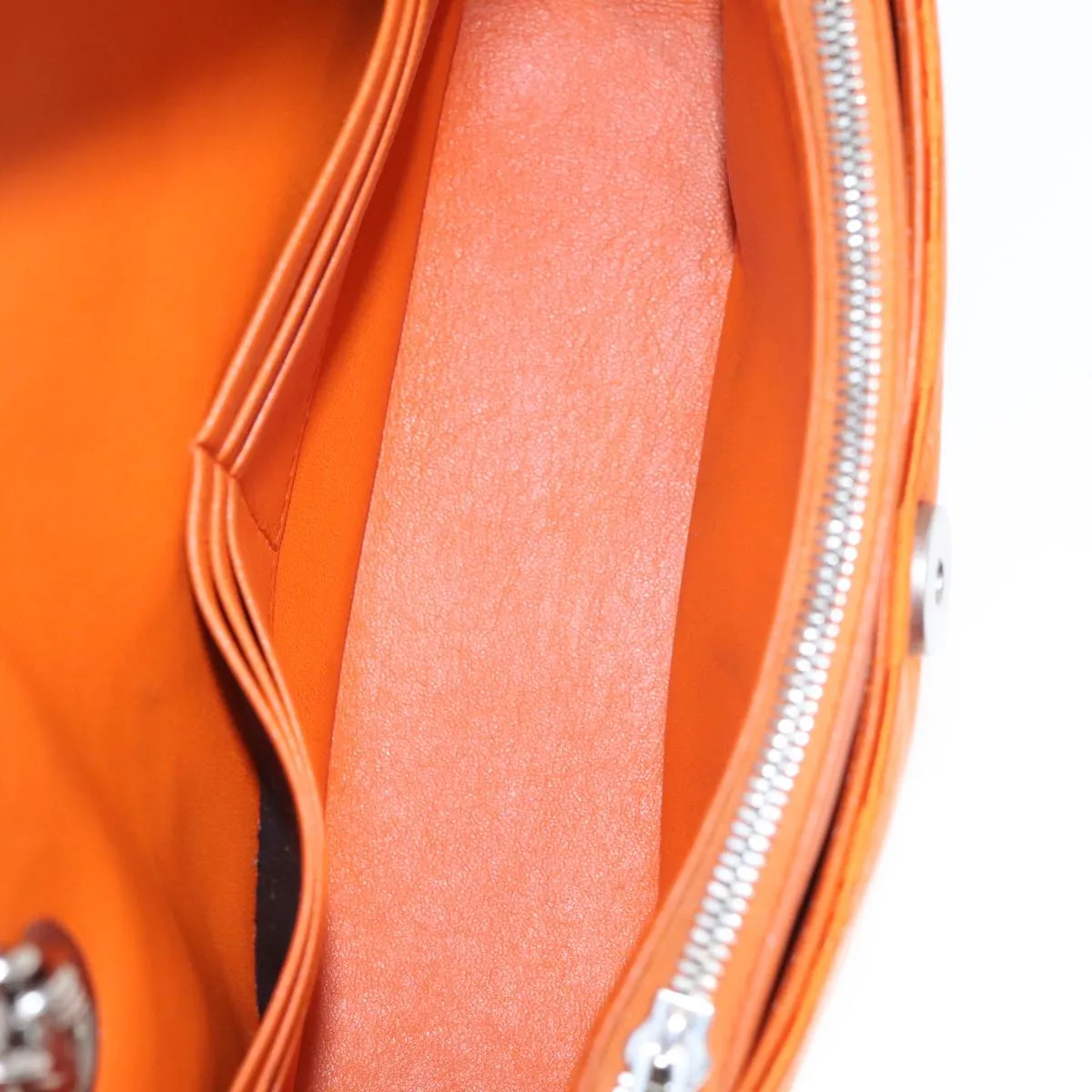 Balenciaga BB Chaine Orange Synthetic Bag