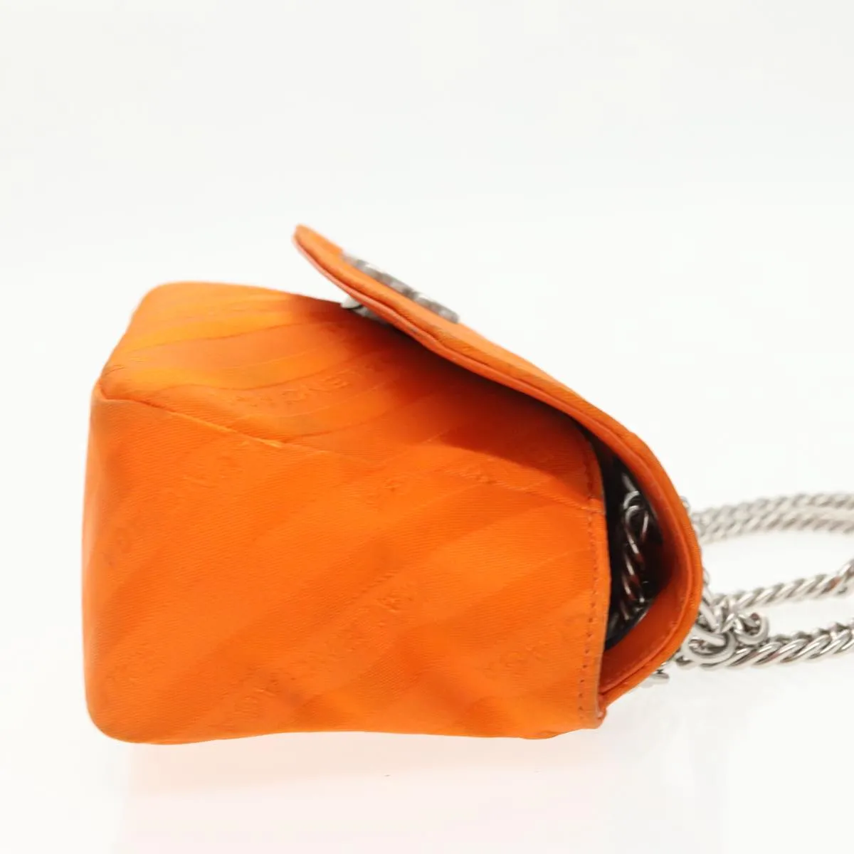 Balenciaga BB Chaine Orange Synthetic Bag