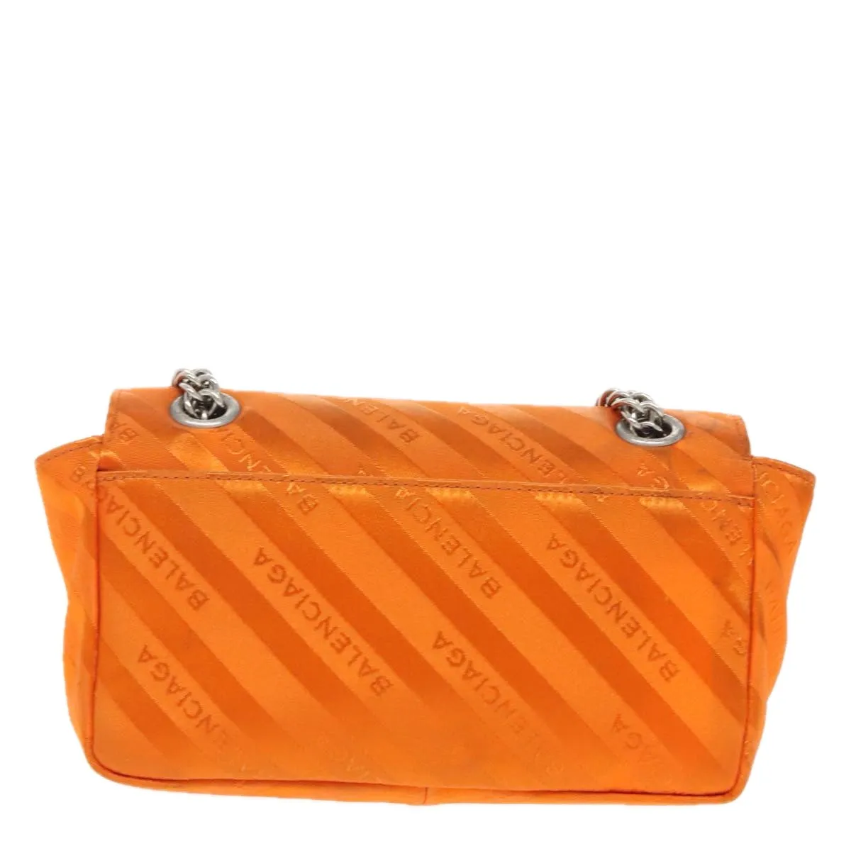 Balenciaga BB Chaine Orange Synthetic Bag