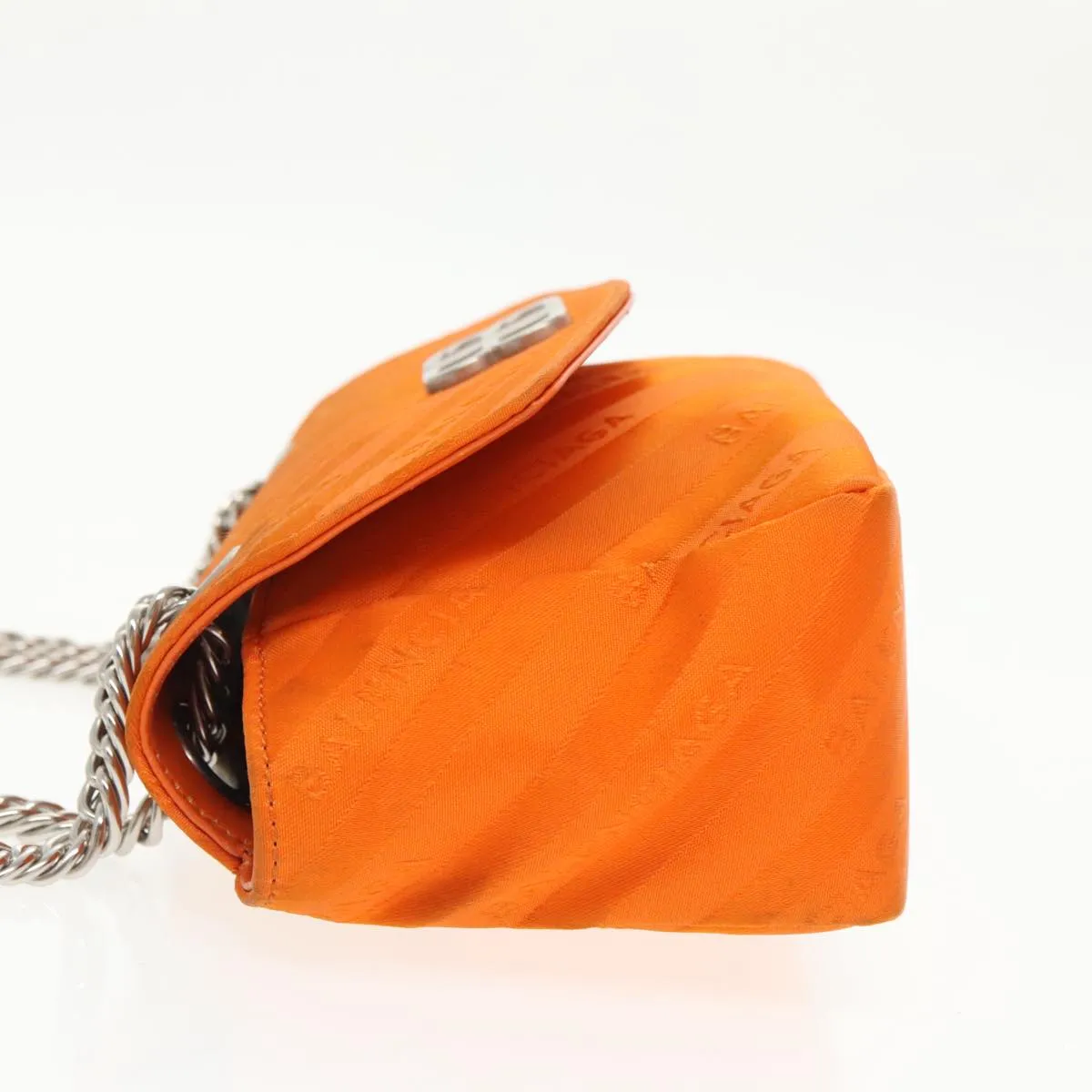 Balenciaga BB Chaine Orange Synthetic Bag