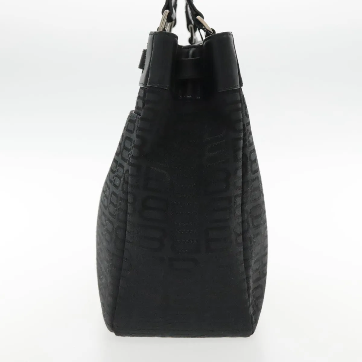 Balenciaga BB Logo Black Canvas Bag