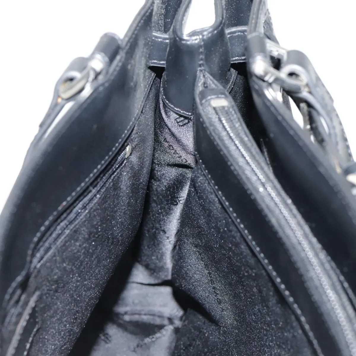 Balenciaga BB Logo Black Canvas Bag