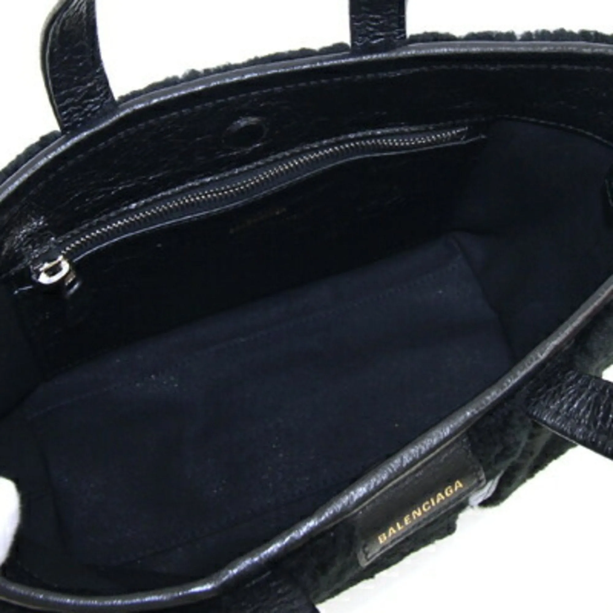 Balenciaga Everyday Black Wool Bag