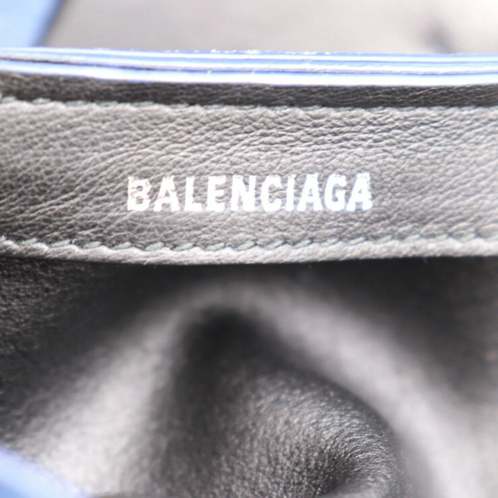 Balenciaga Everyday Blue Leather Bag