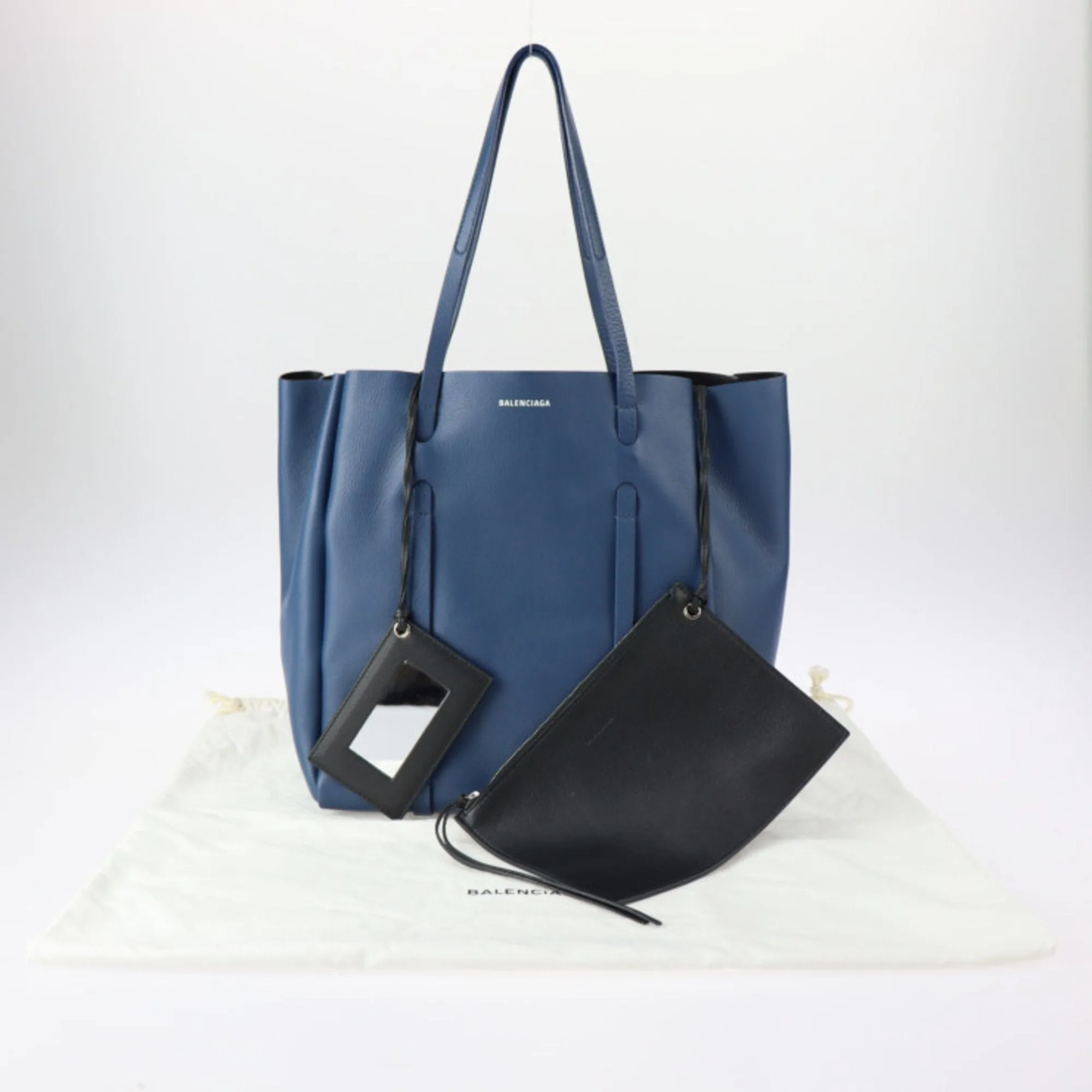 Balenciaga Everyday Blue Leather Bag