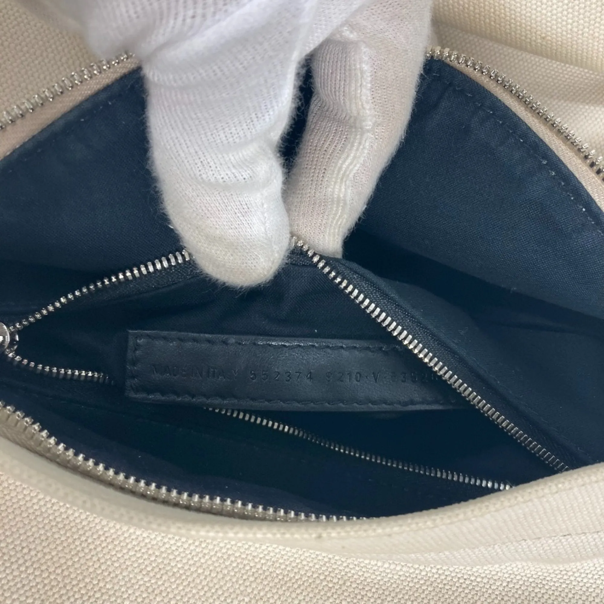 Balenciaga Explorer Beige Canvas Bag