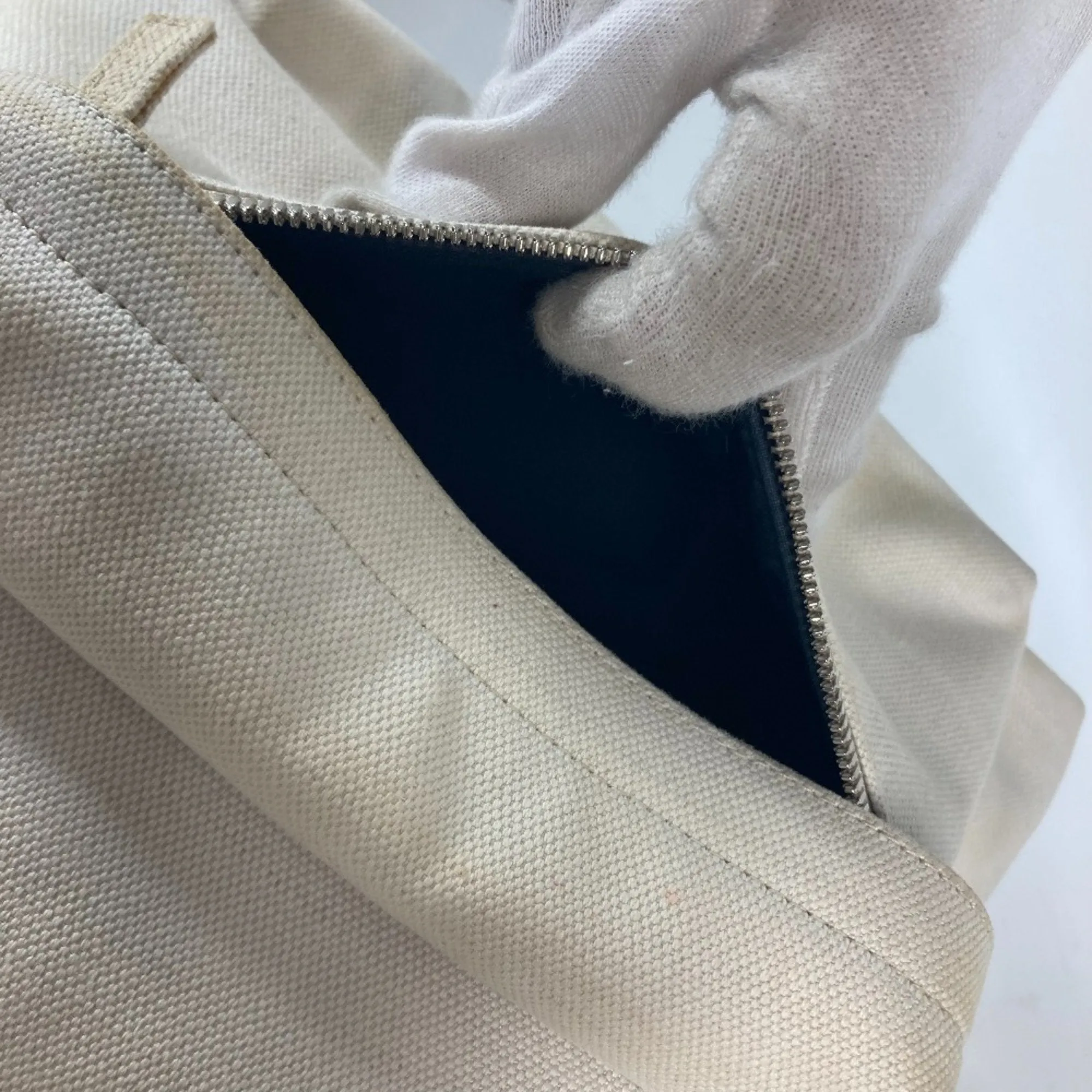 Balenciaga Explorer Beige Canvas Bag