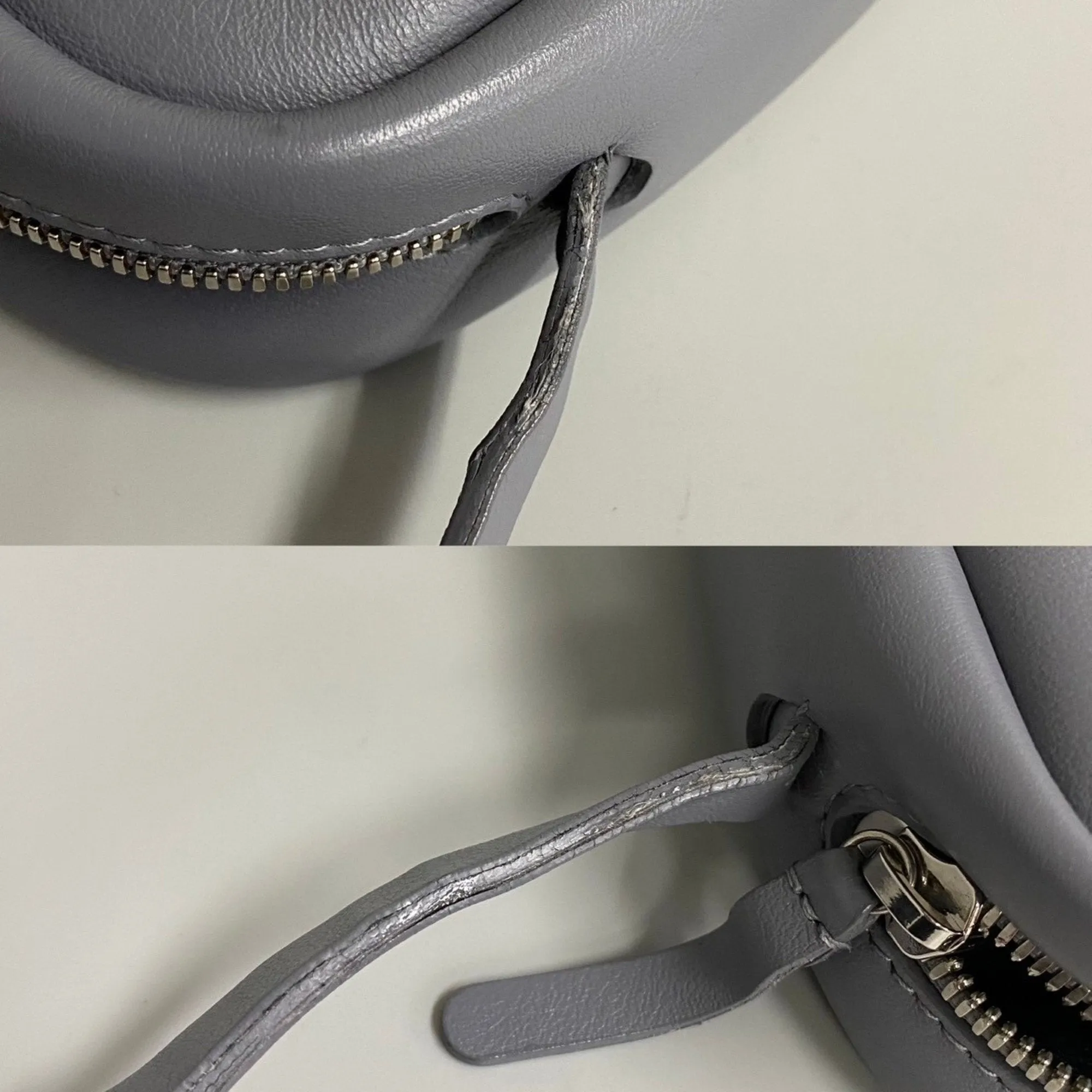 Balenciaga Grey Leather Bag