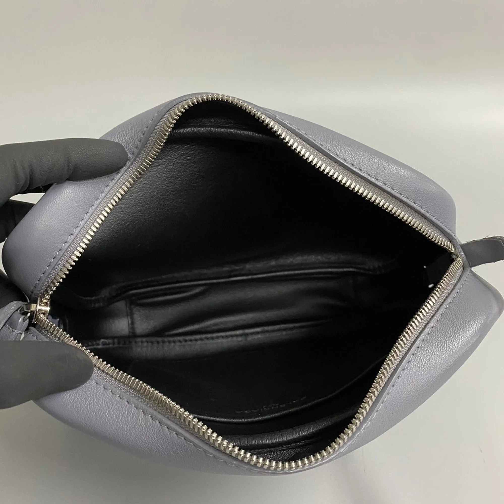 Balenciaga Grey Leather Bag