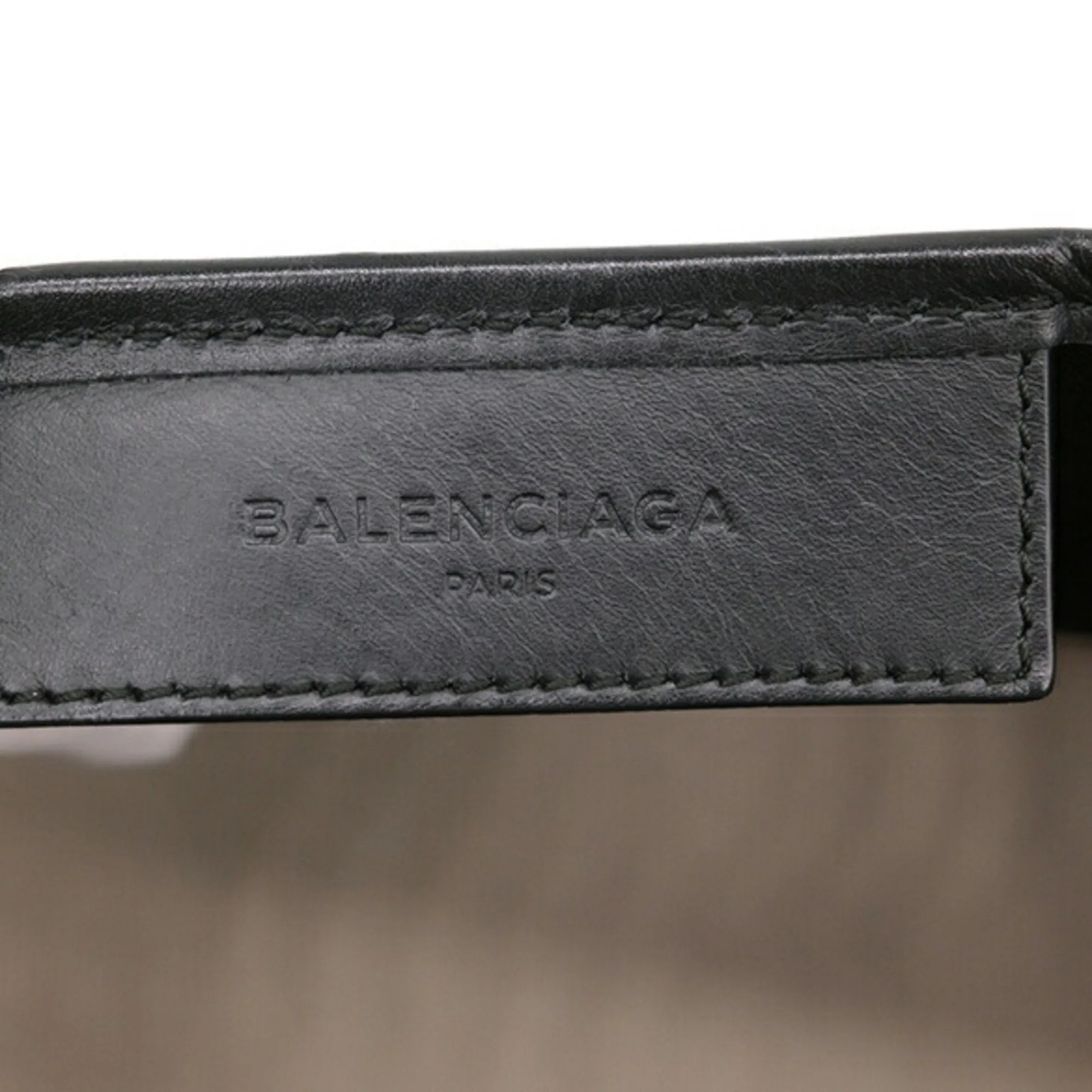 Balenciaga Navy Black Canvas Bag