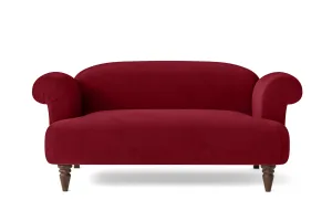 Barberton 2 Seater Sofa Red Velvet