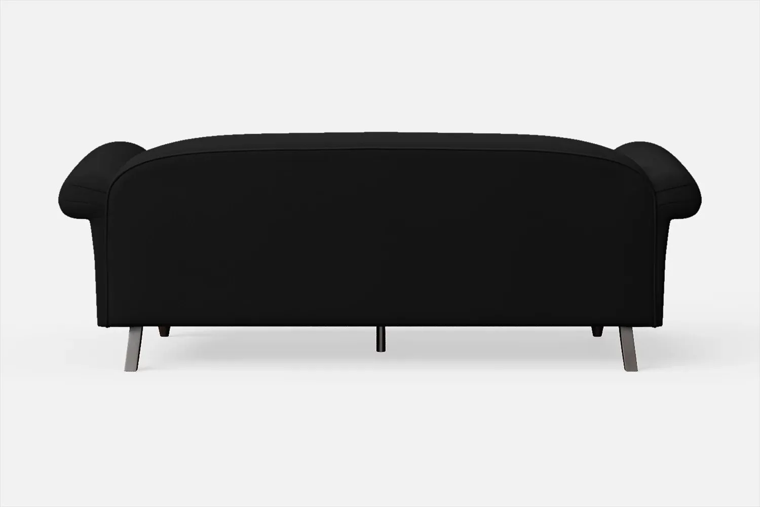 Barberton 3 Seater Sofa Black Leather