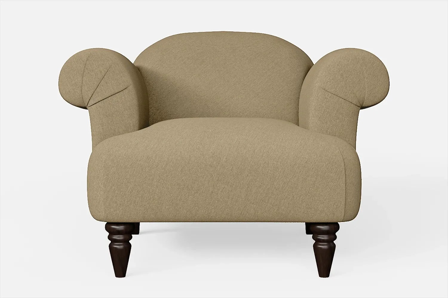 Barberton Armchair Beige Linen Fabric