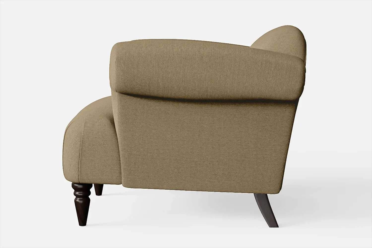 Barberton Armchair Beige Linen Fabric