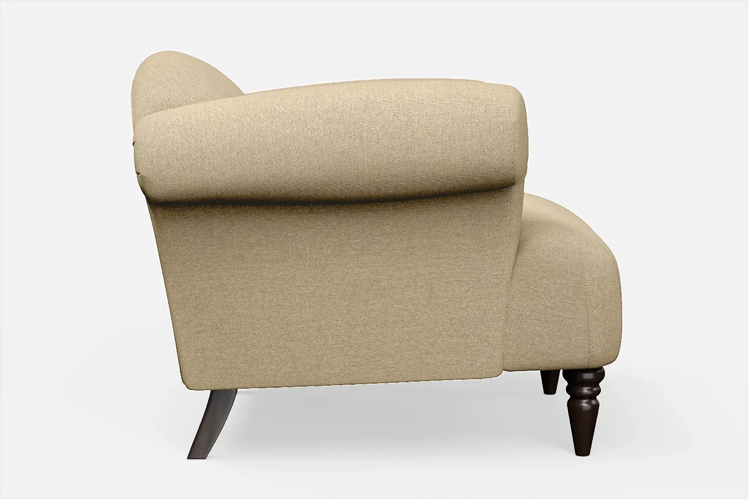 Barberton Armchair Beige Linen Fabric