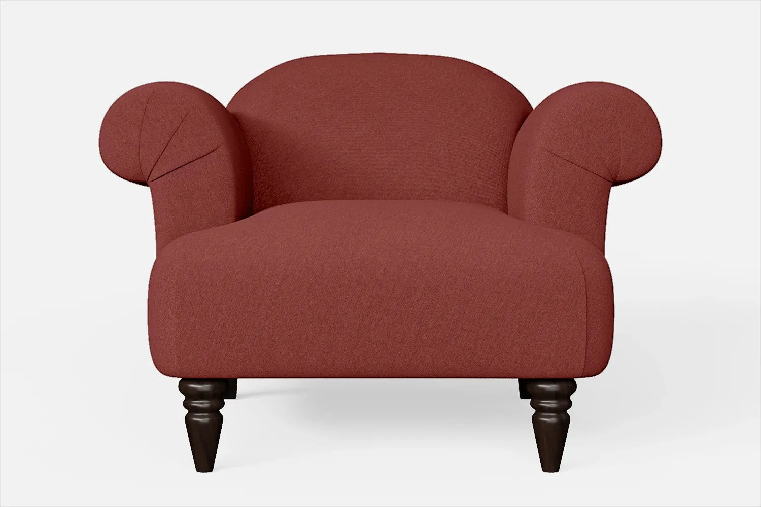 Barberton Armchair Rose Pink Linen Fabric