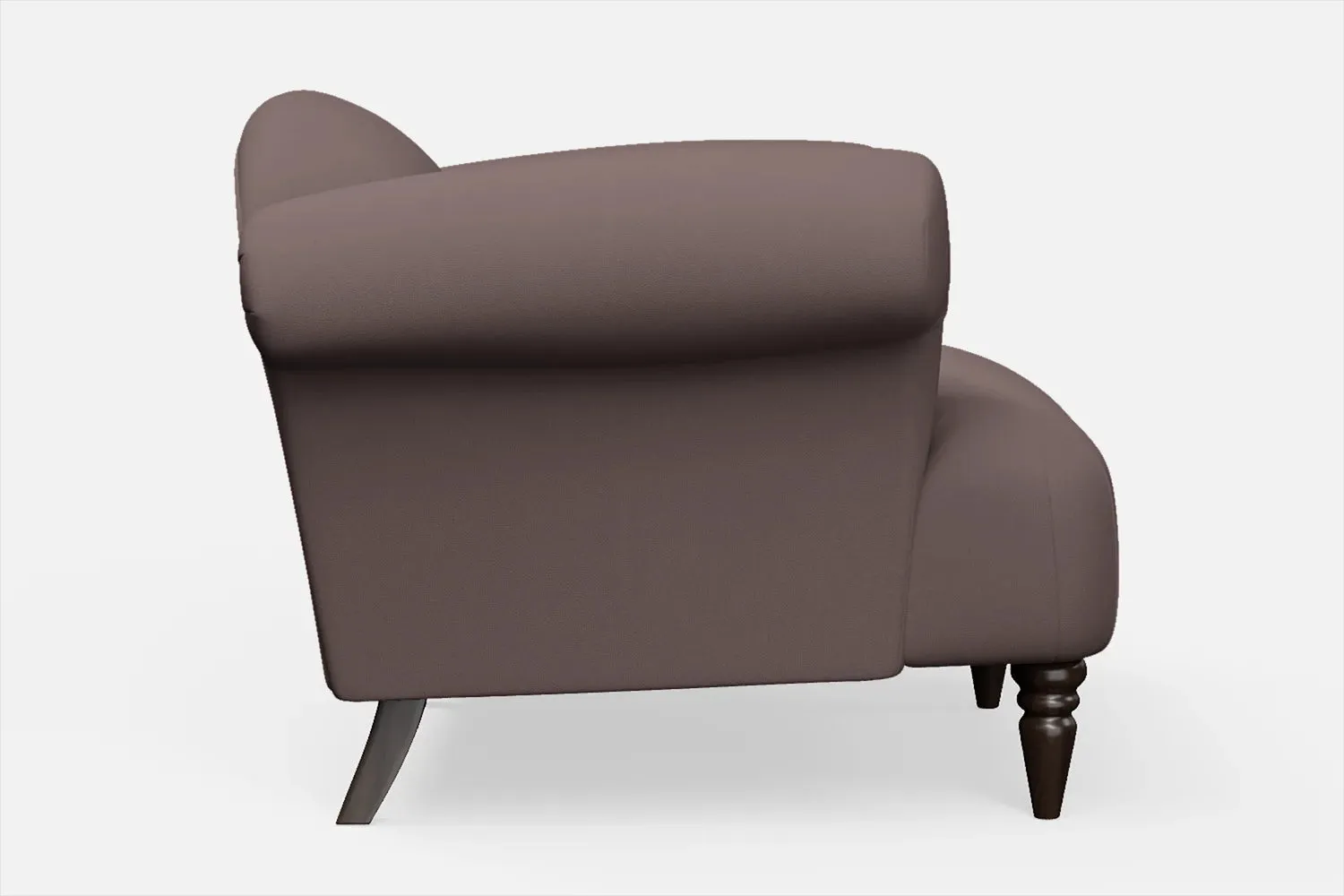 Barberton Armchair Rose Taupe Leather