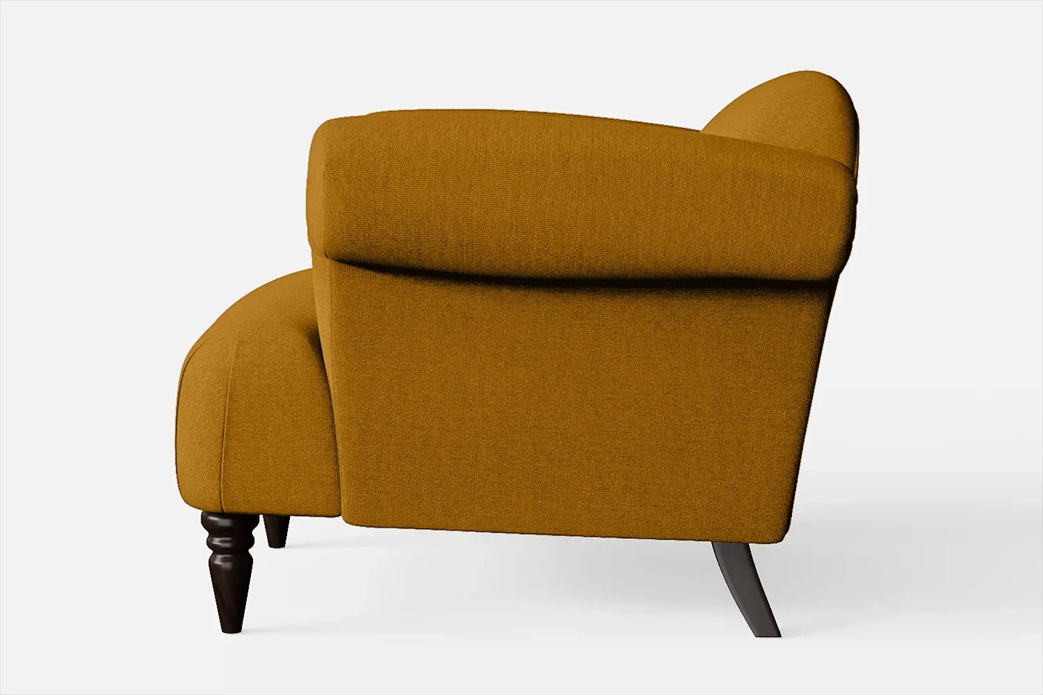 Barberton Armchair Yellow Linen Fabric