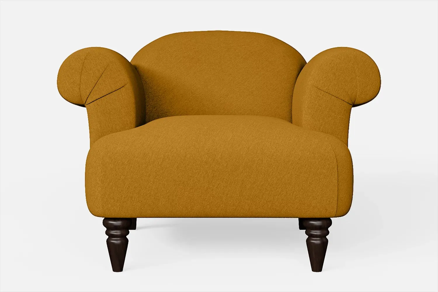 Barberton Armchair Yellow Linen Fabric