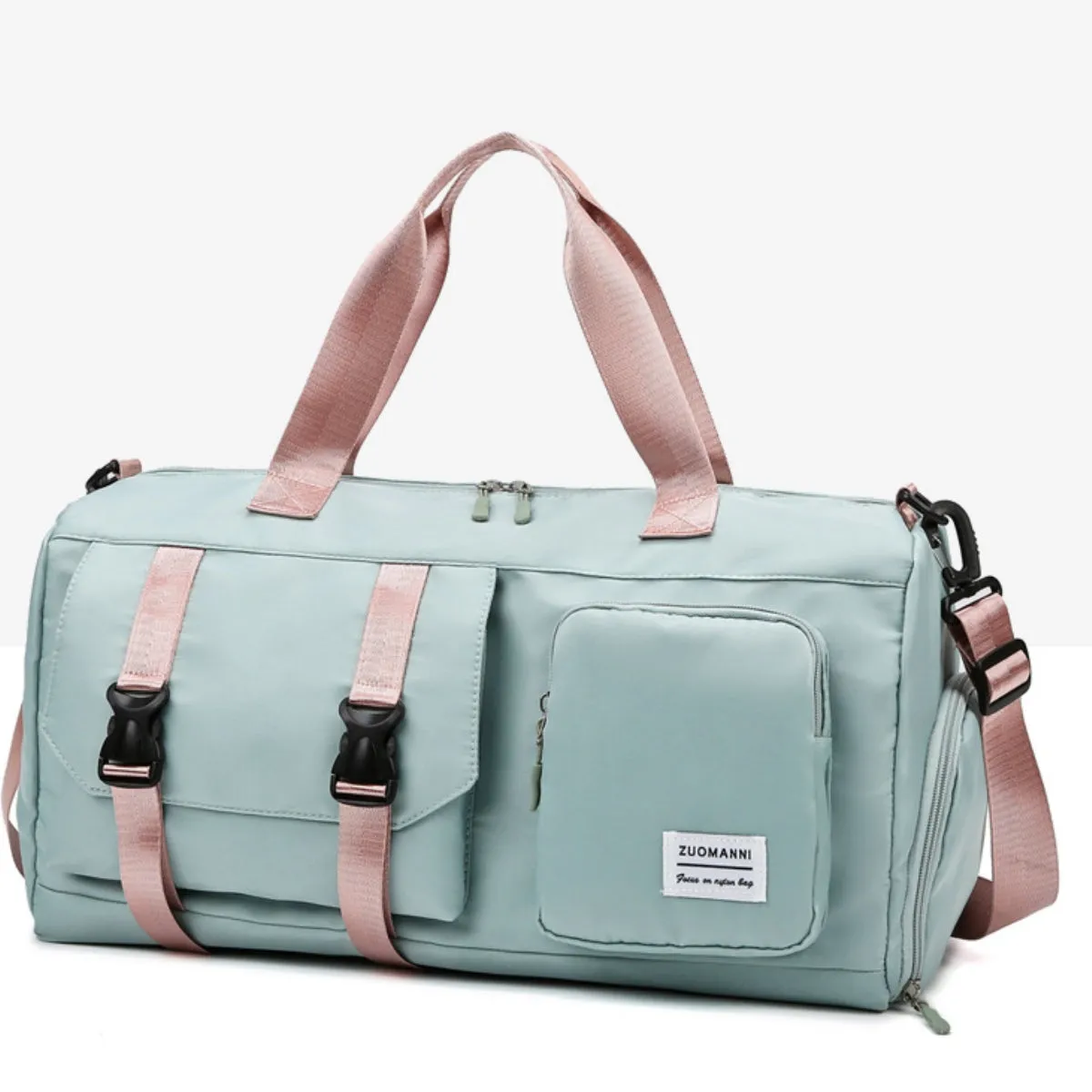 BE. MXY Oxford  Multi-Pocket Travel Bag