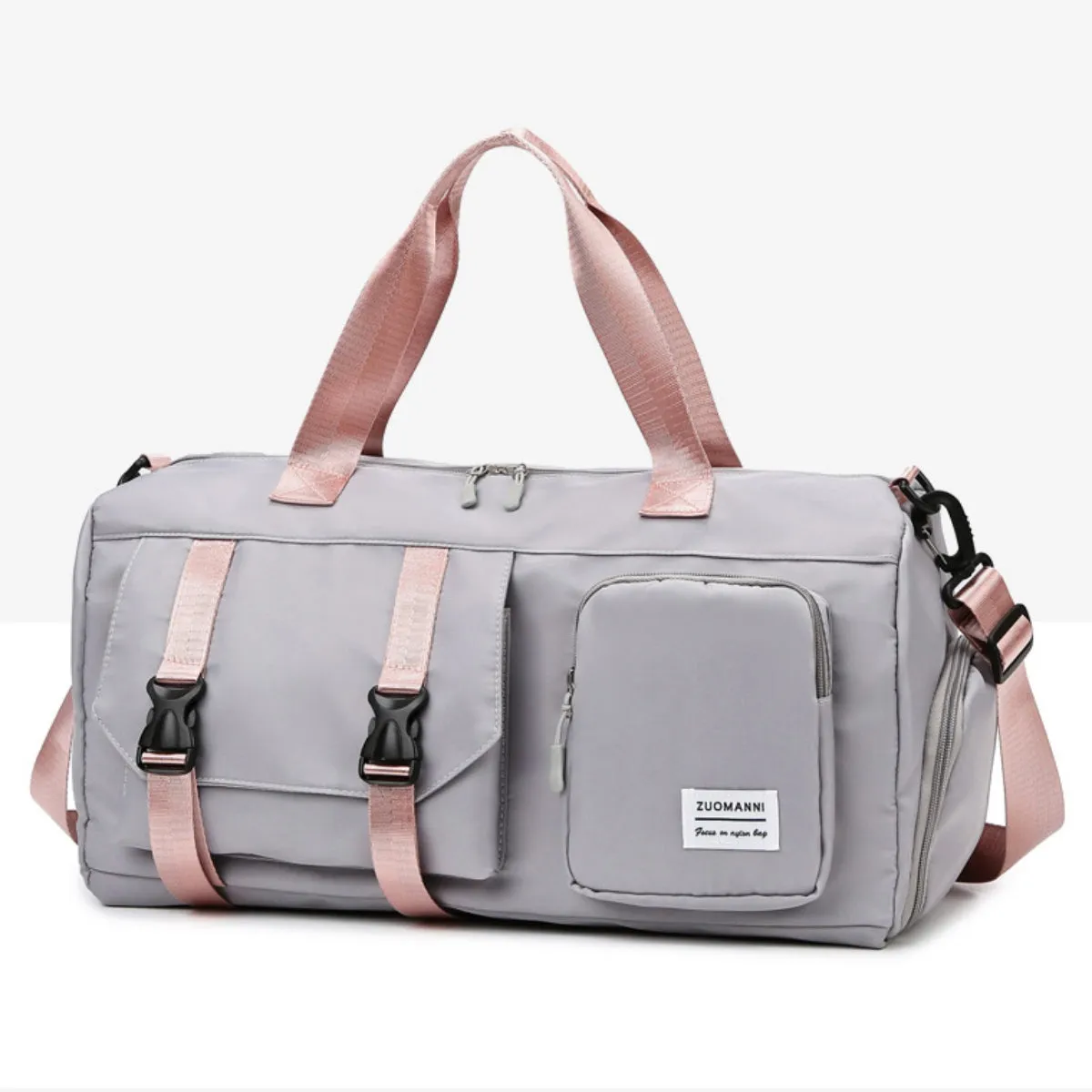 BE. MXY Oxford  Multi-Pocket Travel Bag