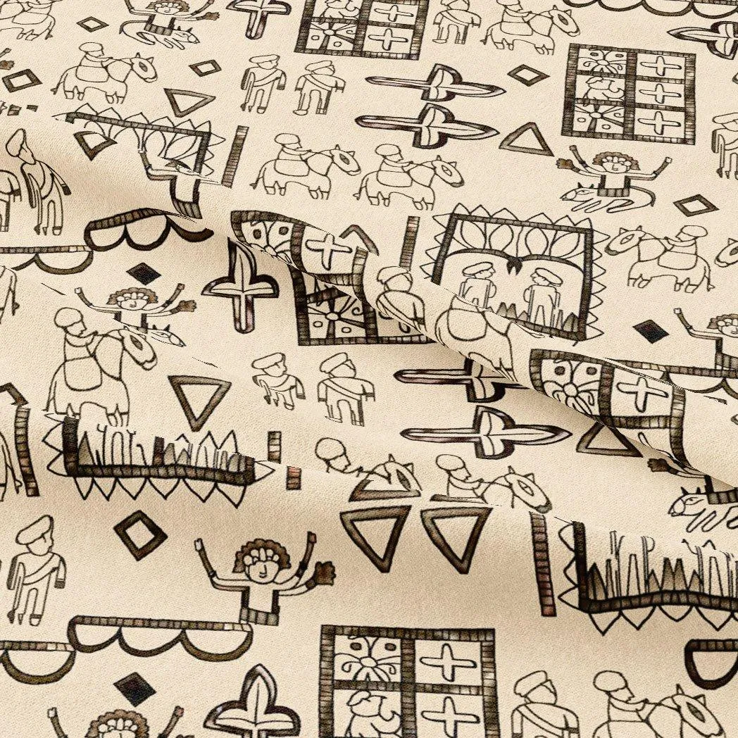 Beautiful Quirky Printed Fabric