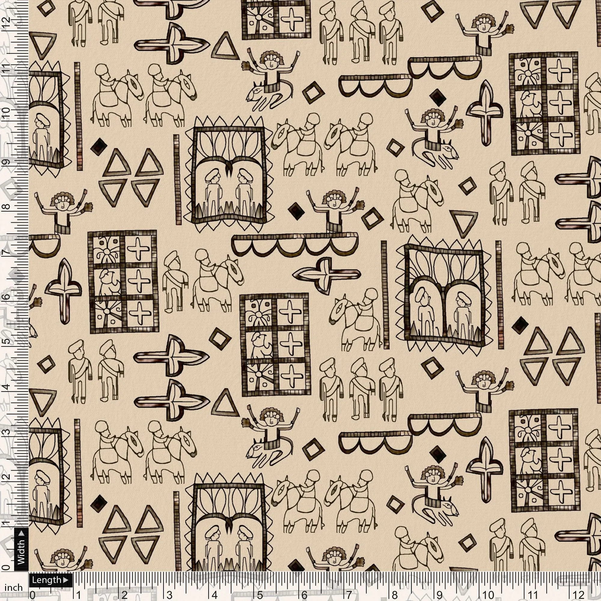 Beautiful Quirky Printed Fabric