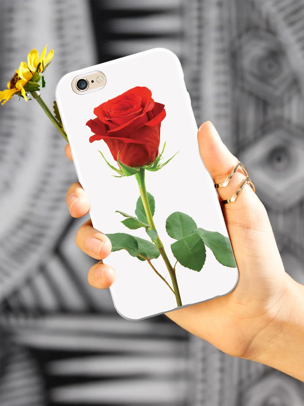 Beautiful Rose - White Case