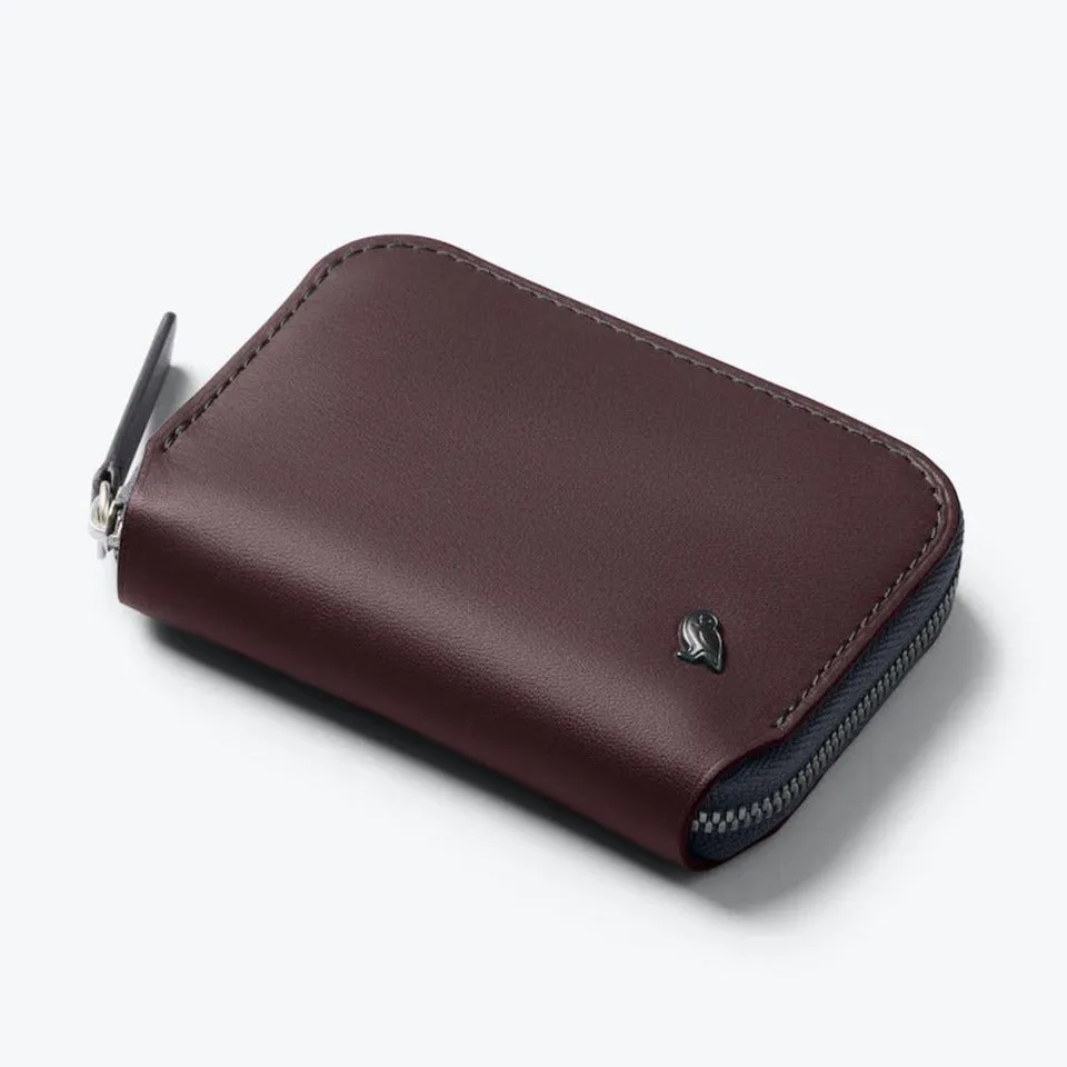 Bellroy Folio Mini | Unisex Leather Zip Wallet, Magnetic Pouch