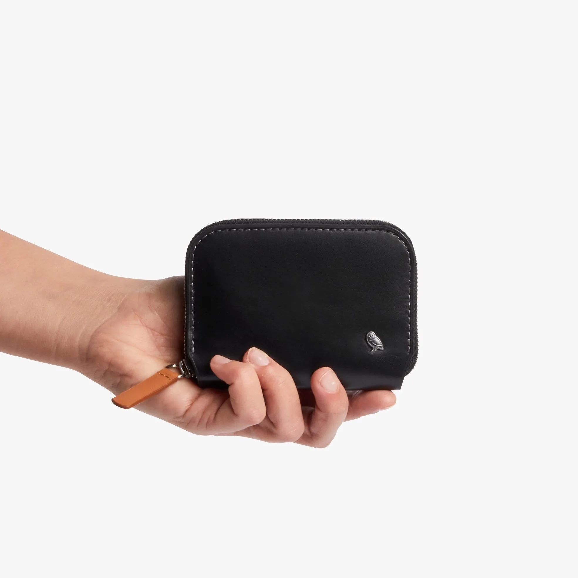 Bellroy Folio Mini | Unisex Leather Zip Wallet, Magnetic Pouch