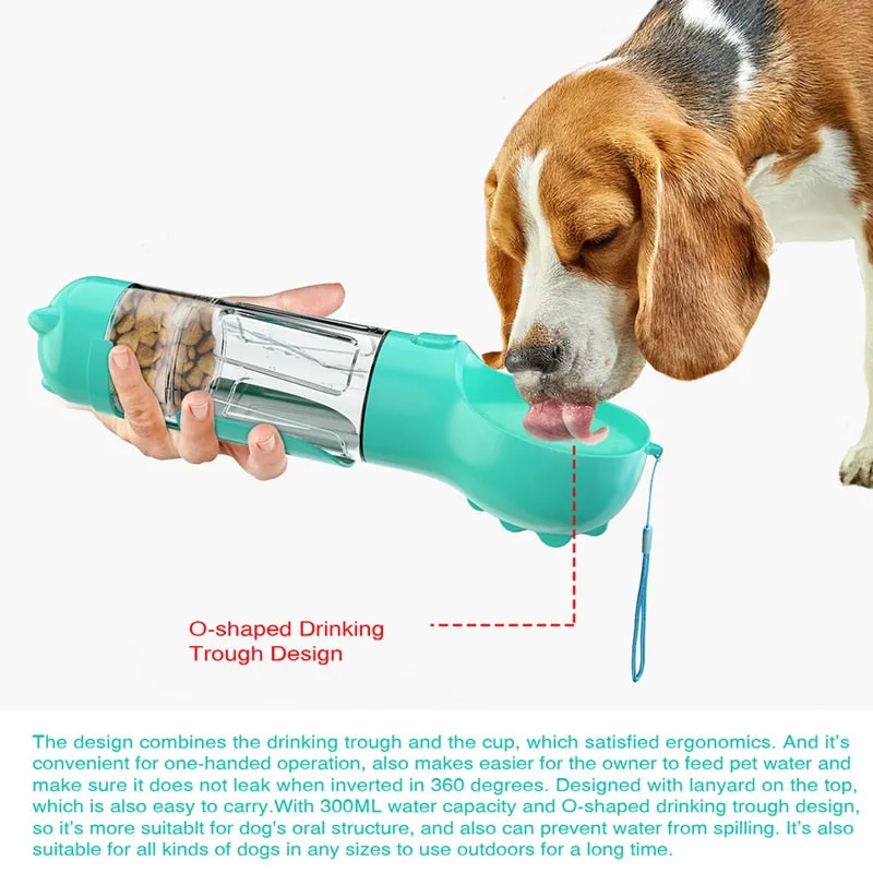 Best and Perfect Dog Water Bottle 3 In 1 Portable Drinking Water Bottle