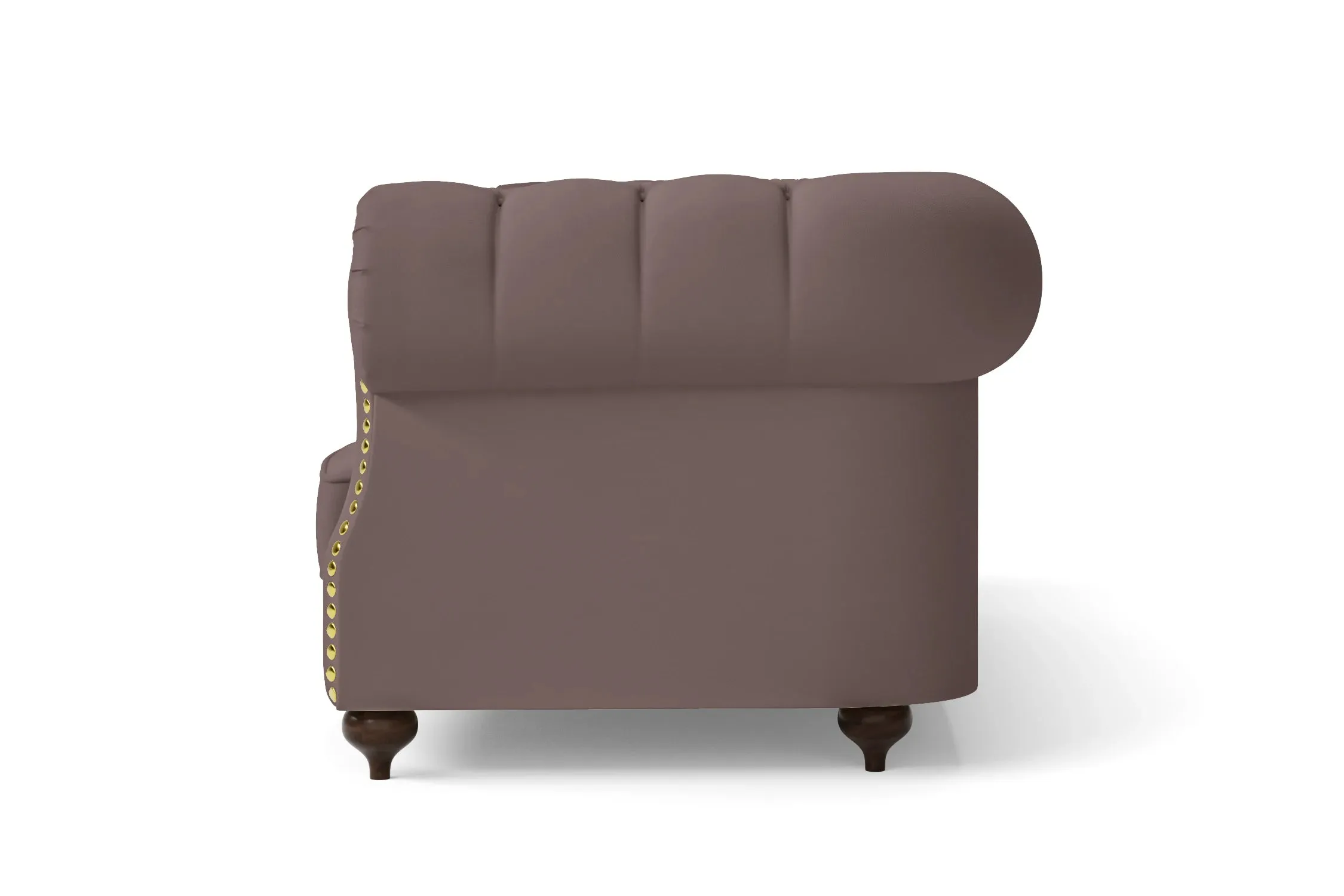 Bitonto 2 Seater Sofa Rose Taupe Leather