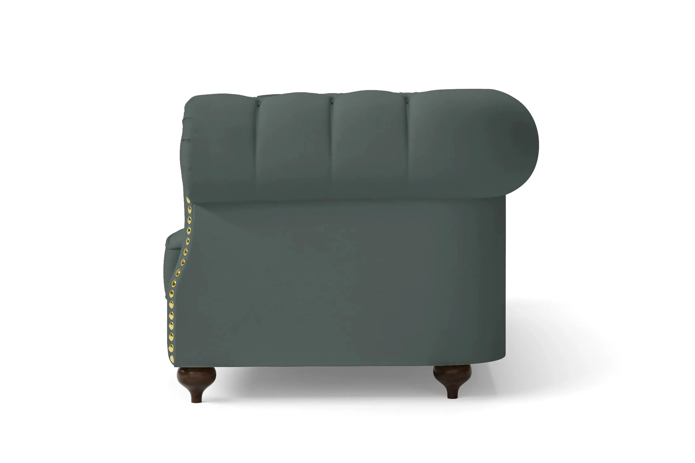 Bitonto 3 Seater Sofa Dusky Turquoise Leather