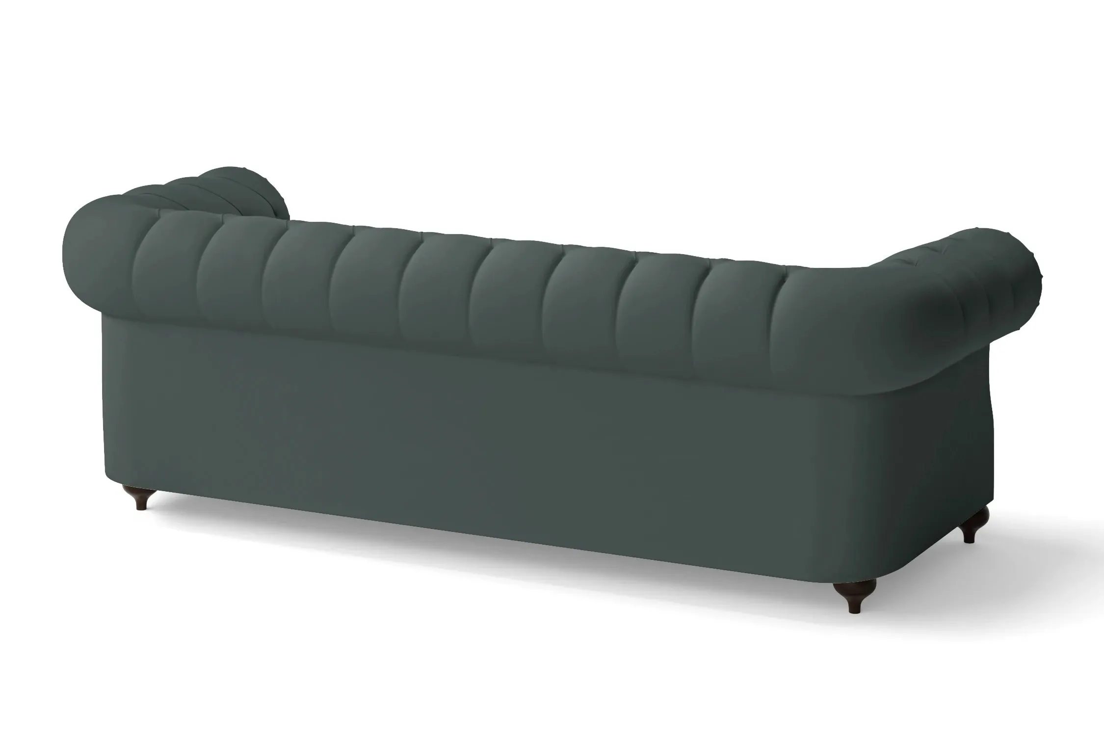 Bitonto 3 Seater Sofa Dusky Turquoise Leather