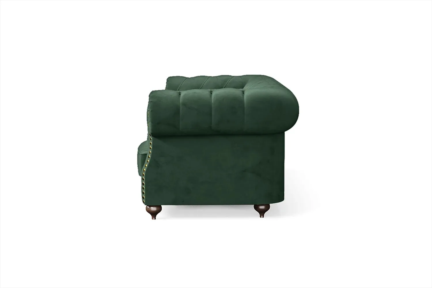 Bitonto 3 Seater Sofa Green Velvet