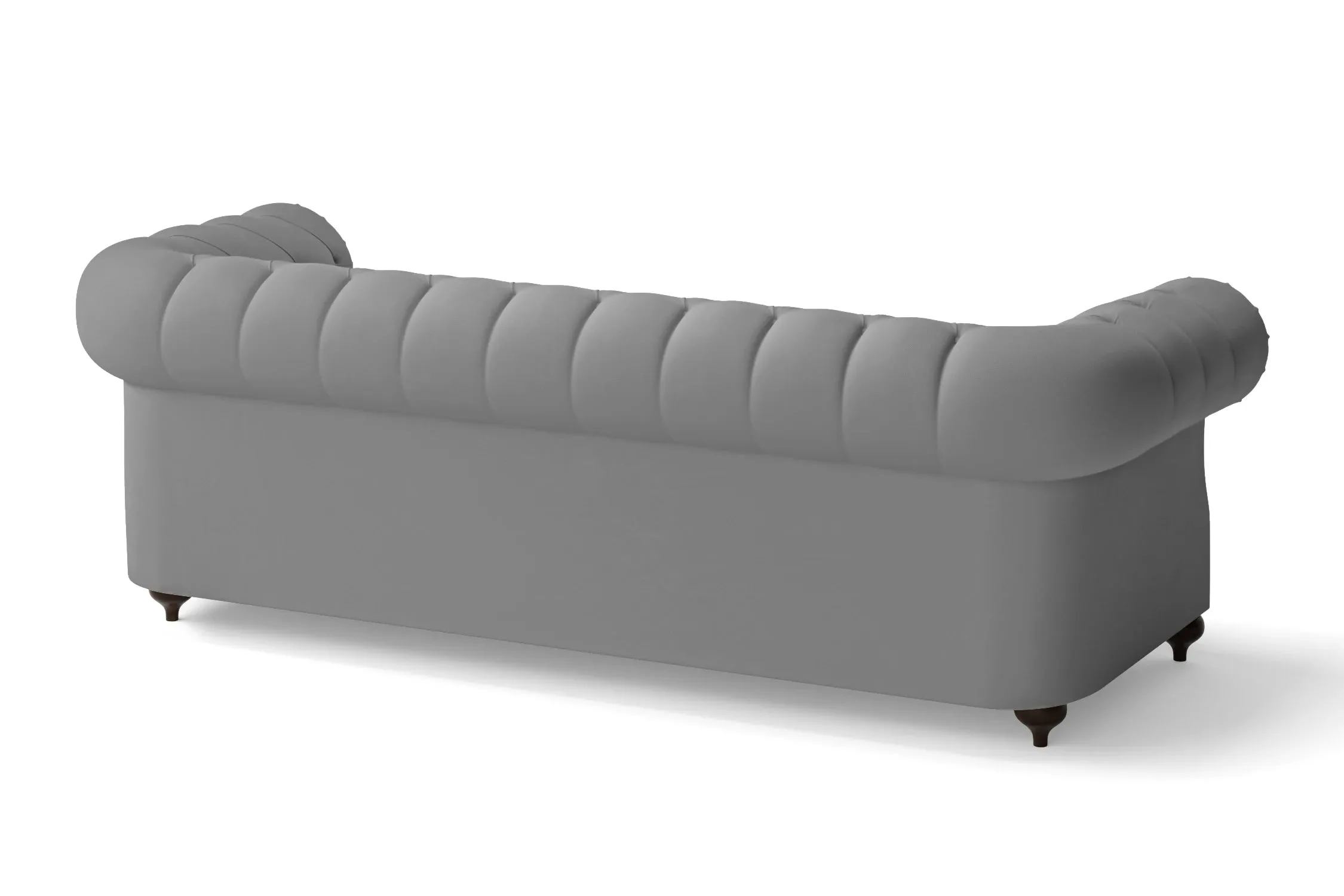 Bitonto 3 Seater Sofa Grey Leather